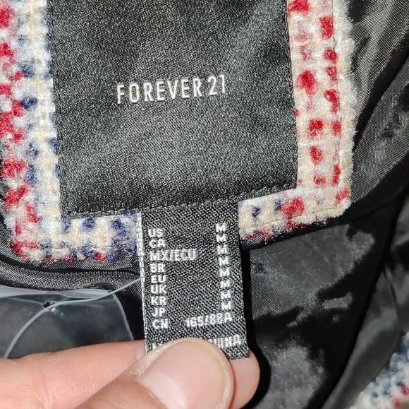 NWT- Plaid Woven Long Shacket - Picture 5 of 6